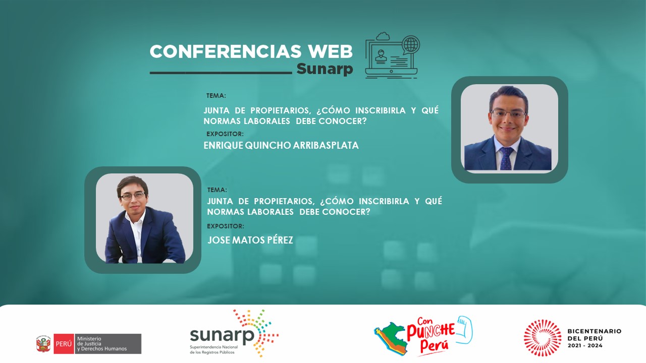 Conferencia Web Sunarp – 12 de Abril 2023