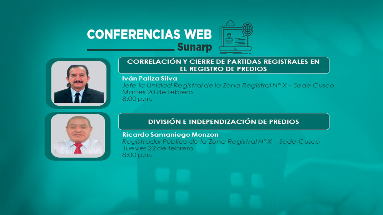 Conferencia Web Sunarp – febrero 2024